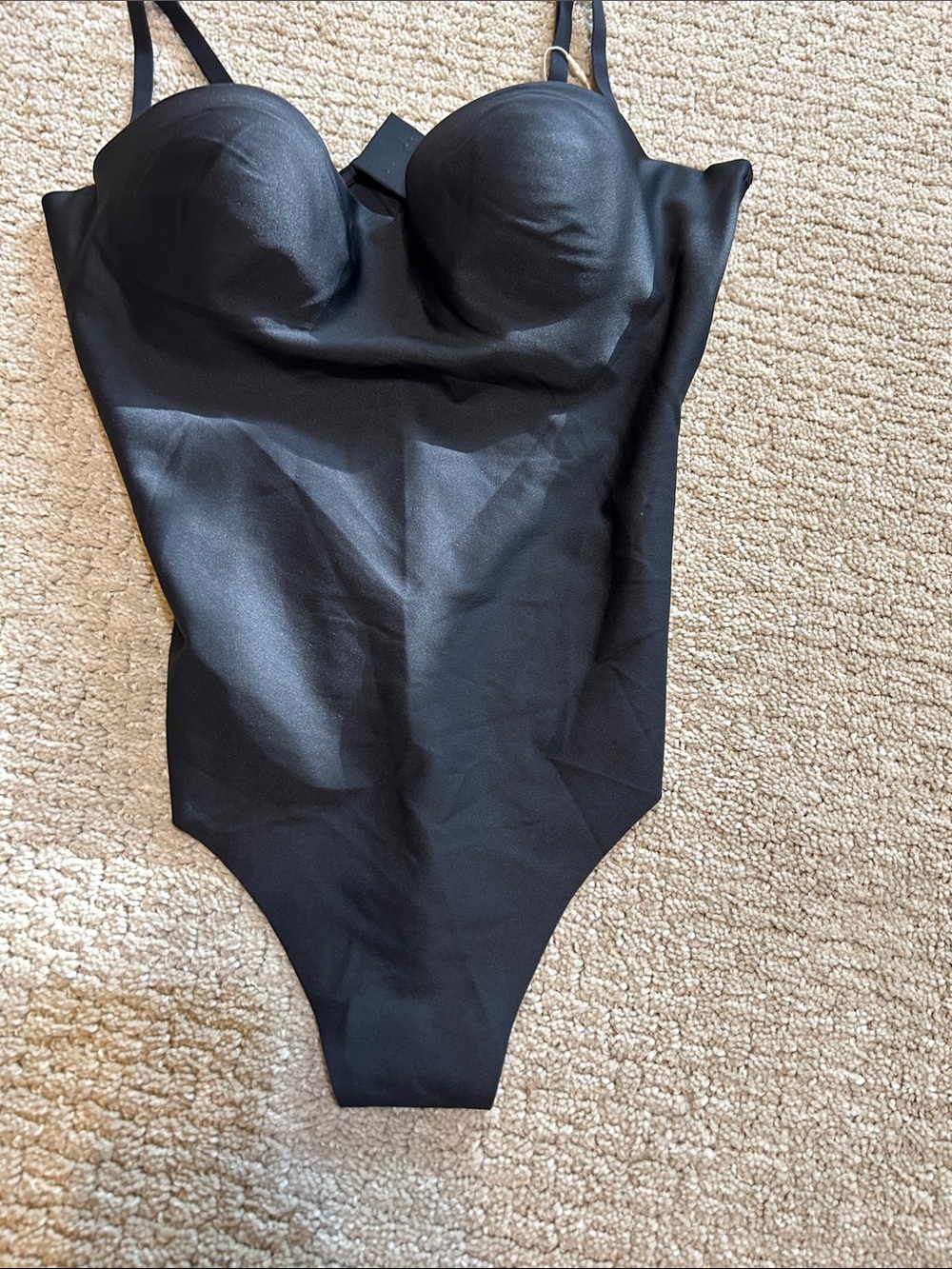 Bodysuit with underwire onyx medium nwt